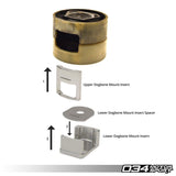 Billet Aluminium UPPER Dogbone Mount Insert, MK5/6 Volkswgen Golf GTI/R Audi 8P A3/S3 & 8J Audi TT/TTS/TTRS - 034 - 509 - 1040 - German Performance