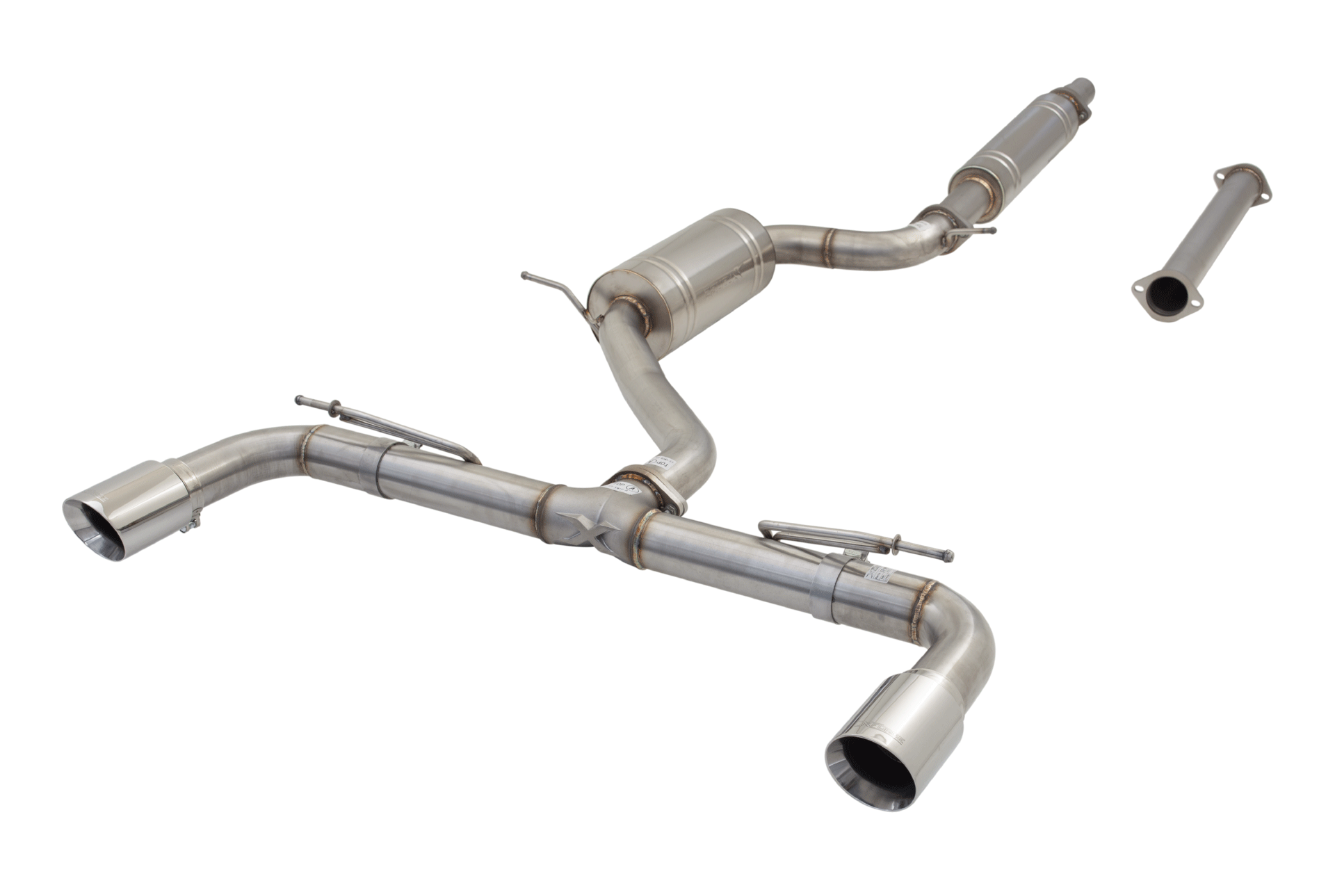 VW GOLF GTI MK7 to MK8 Varex Valved Cat Back Exhaust System - German Performance