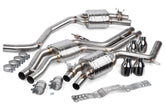 APR Catback Exhaust System with Center Muffler - 4.0 TFSI - C7 S6/S7 - German Performance