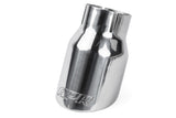 APR DOUBLE WALLED SLASH CUT 3.5" TIPS. Polished Silver. - German Performance