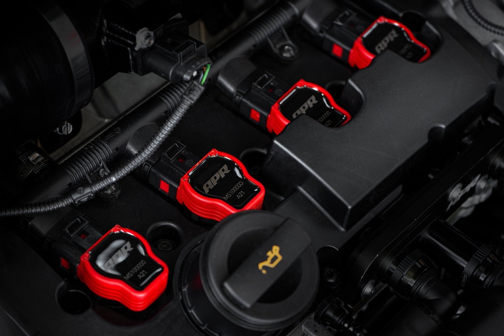 APR PQ35 IGNITION COILS (RED/GREY/BLUE) COILPACK UPGRADE - MK5/MK6 GTI & R Red - German Performance