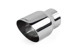 APR SINGLE WALLED 3.5" SLASH - CUT TIPS. POLISHED SILVER. - German Performance