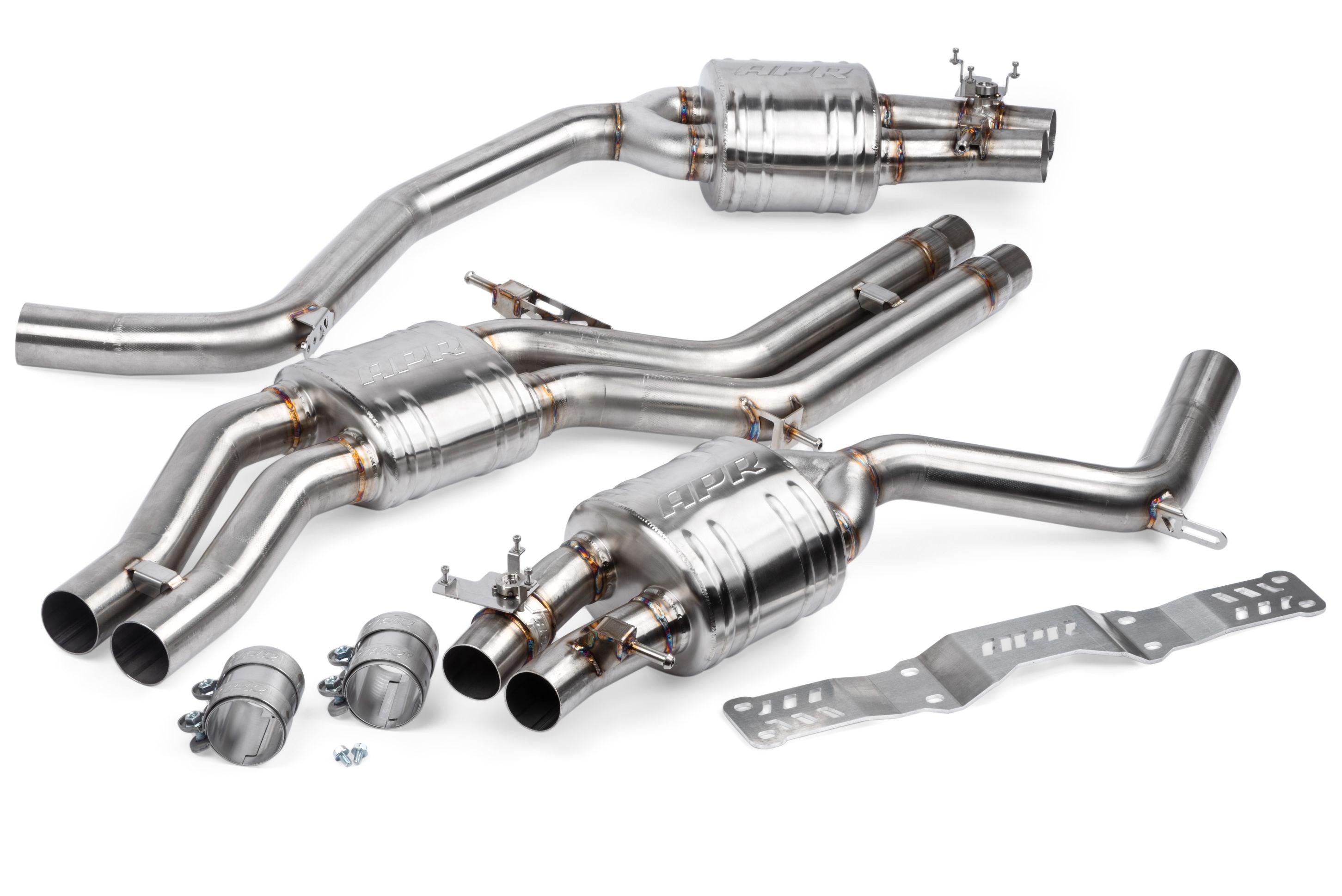 APR Catback Exhaust System with Center Muffler - 4.0 TFSI - C7 RS6/RS7 - German Performance