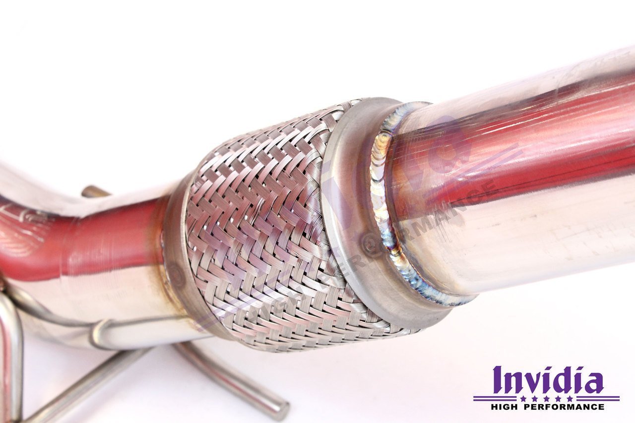 Invidia VW MK6 GTI Down Pipe with High Flow Cat - German Performance