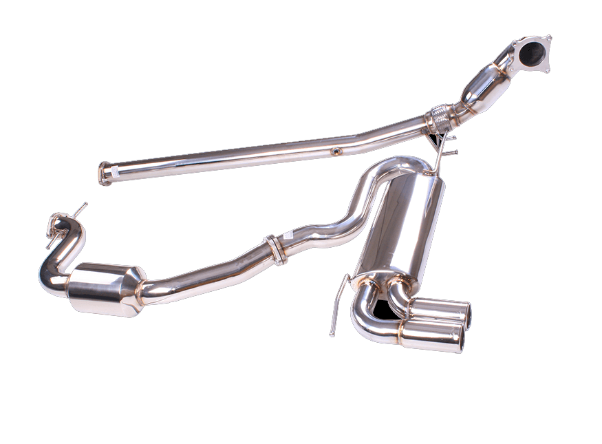 Xforce MK5 GTI TURBO - BACK WITH TWIN 3″ OD RESONATED TIPS - German Performance