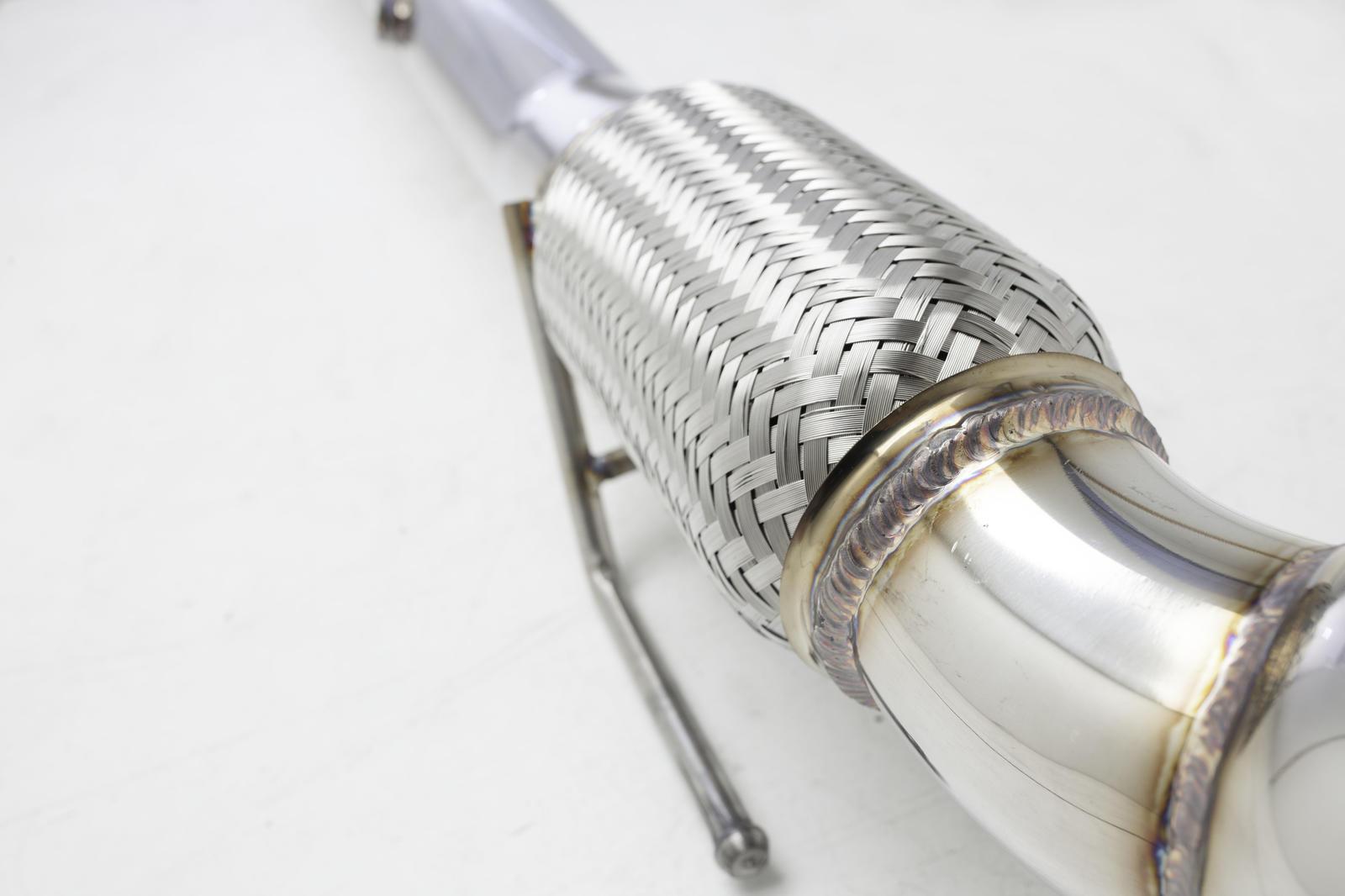 Xforce MK6 GTI 3″ DOWNPIPE WITH 200 CELL METALLIC CAT - German Performance