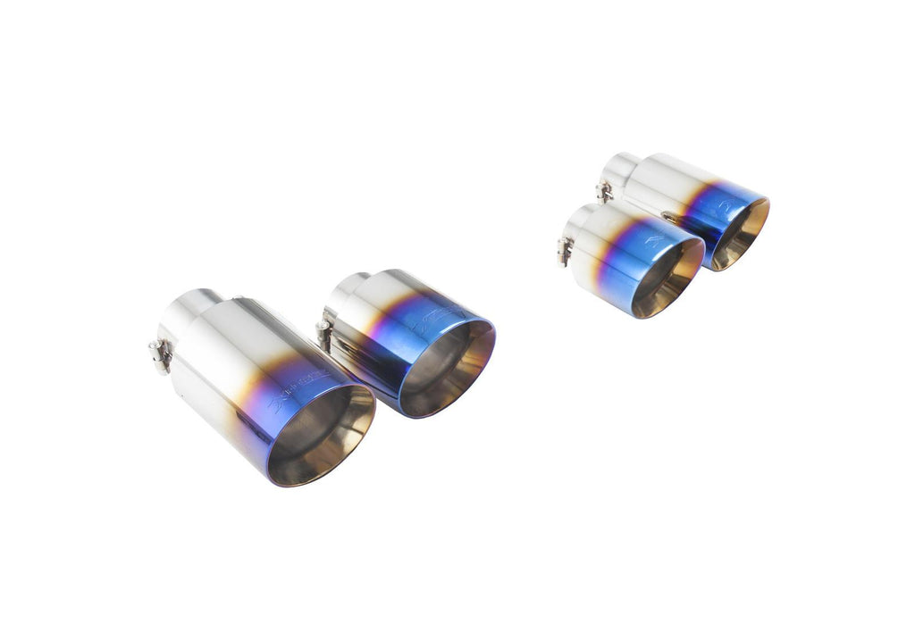 Xforce - XFORCE MK7R BLUE STAINLESS TIPS TO SUIT X-FORCE SYSTEM 4″ OUTLET - ES-VW09-BLUETIPS - German Performance
