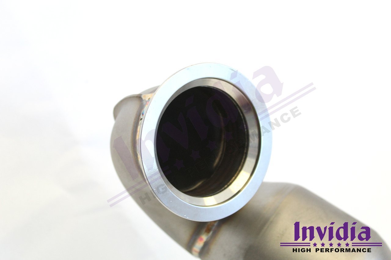 Invidia - Invidia Down Pipe with High Flow Cat - Audi S3 8V/VW Golf R MK7, MK7.5 - CP-HS14AS3DPC - German Performance