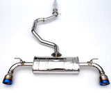 Invidia - Invidia Q300 VW MK7 GTI Cat Back Exhaust w/Ti Tips - CB-HS13GF7G3T - German Performance