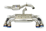 Invidia - Invidia Q300 VW MK7.5R Valved Catback Exhaust w/Round Ti Rolled Tips - CB-HS17GFR753V4RT - German Performance