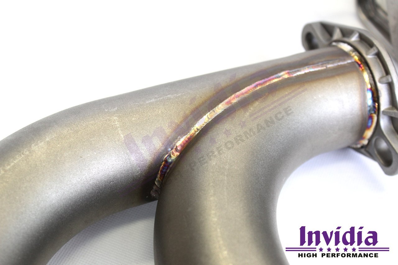 Invidia - Invidia Q300 VW MK7R Catback Exhaust w/Oval SS Rolled Tips - CB-HS14GFRG3S - German Performance