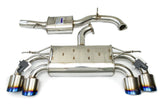 Invidia - Invidia Q300 VW MK7R Valved Catback Exhaust w/Oval Ti Rolled Tips - CB-HS14GFR73V4OT - German Performance