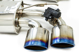 Invidia - Invidia Q300 VW MK7R Valved Catback Exhaust w/Oval Ti Rolled Tips - CB-HS14GFR73V4OT - German Performance