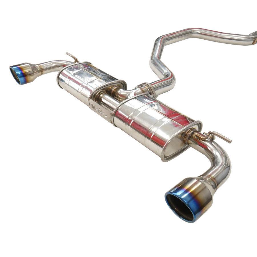 Invidia - Invidia R400 VW MK7 GTI Cat Back Exhaust W/Round TI Rolled Tips - HS13GFG7QD1RT - German Performance