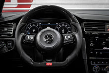 Load image into Gallery viewer, APR - APR STEERING WHEEL - CARBON FIBER &amp; PERFORATED LEATHER - MK7 R - Silver - MS100202 - German Performance