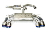 Invidia Q300 VW MK7R Valved Catback Exhaust w/Oval Ti Rolled Tips